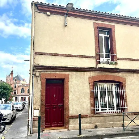 Apartment Maison La Provencale 6 Pers - Free Parking - Climatisation - Metro Toulouse